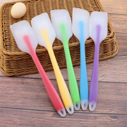 Full Silicone Spatula 1 Piece (21 X 4 Cm, Random Colour)