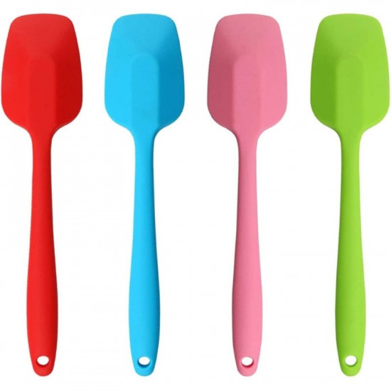 Full Silicone Spatula Spoon - 1 Piece (27.5 Cm X 6 Cm)