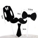 Gentleman Suit, Bow Knot, Tie and Moustache Cake Topper