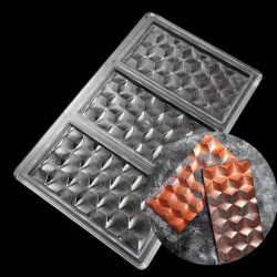 Geometrical Bar Polycarbonate Chocolate Mould