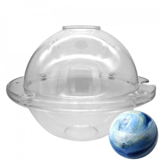 Round Globe Shape 3D Acrylic Chocolate Mould Round Globe Shape 3D Acrylic Chocolate Mould