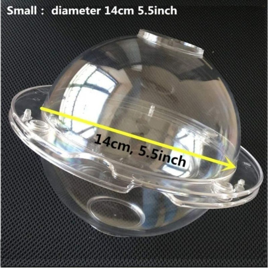 Round Globe Shape 3D Acrylic Chocolate Mould Round Globe Shape 3D Acrylic Chocolate Mould