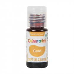 Gold Soft Gel Colour - Colourmist (20 gm)