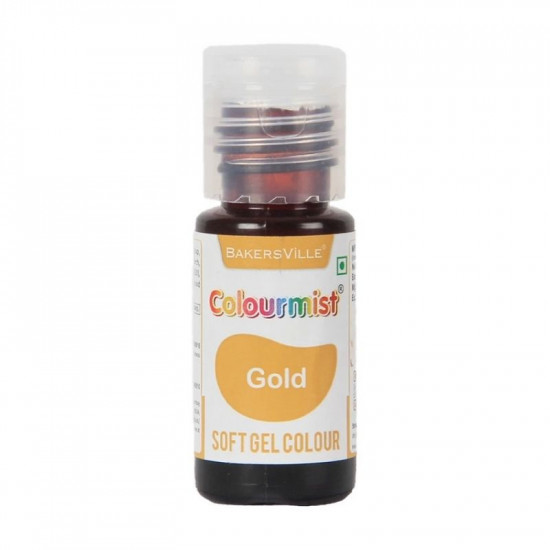 Gold Soft Gel Colour - Colourmist (20 gm)