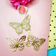 Golden Butterflies (10 Pieces)