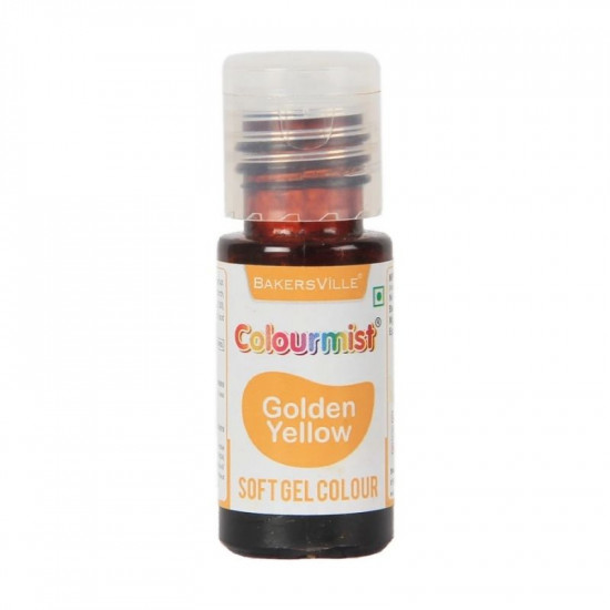 Golden Yellow Soft Gel Colour - Colourmist (20 gm)