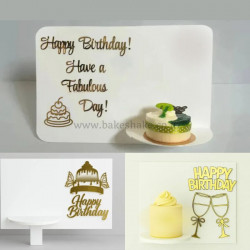Gravity Defying Cake Stand, Frame Cake Stand for Half Cake / Anti Gravity Cake Stand