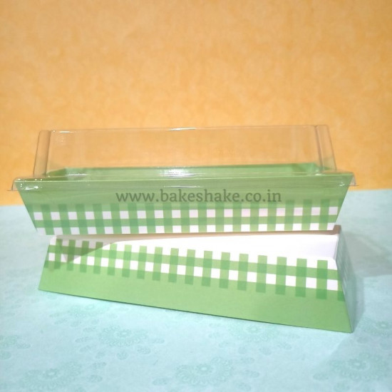 Green Checks Rectangular Bake And Serve Cake Mould