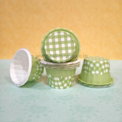 Green Checks Bake and Serve Muffin Moulds  - 104
