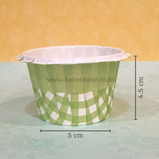 Green Checks Bake and Serve Muffin Moulds  - 104
