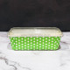 Green Polka Dots Bake And Serve Plumpy Cake Mould With Lid