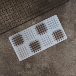 Silicone Chocolate Garnishing Mould - Grid