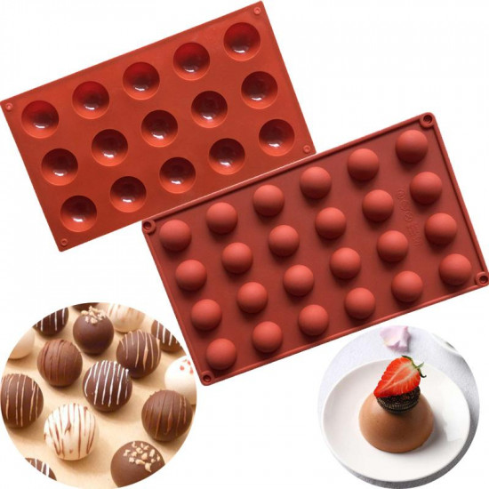 Half Sphere 24 Cavity Silicone Mould