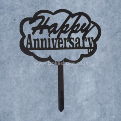 Happy Anniversary Acrylic Cake Topper (ACT 45)