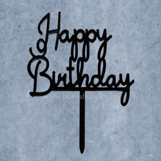 Happy Birthday Acrylic Cake Topper ACT 33