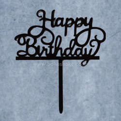 Happy Birthday Acrylic Cake Topper (ACT 34)