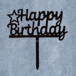 Happy Birthday Acrylic Cake Topper (ACT 36)