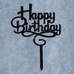 Happy Birthday Acrylic Cake Topper (ACT 38)
