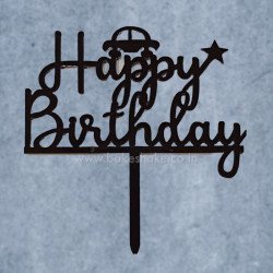 Happy Birthday Acrylic Cake Topper (ACT 43)