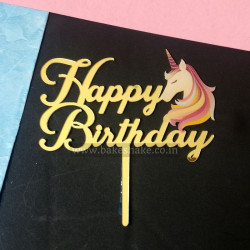 Happy Birthday Acrylic Cake Topper (ACT 61)