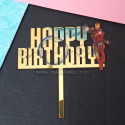 Happy Birthday Acrylic Cake Topper (ACT 62)