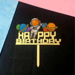 Happy Birthday Acrylic Cake Topper (ACT 71)