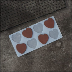 Silicone Chocolate Garnishing Mould - Heart