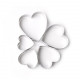 Heart Shape Cookie Cutter Set of 5 Pieces