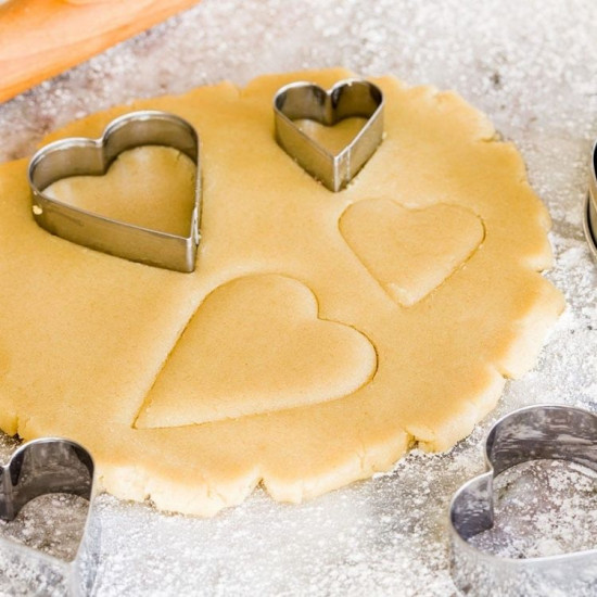 Heart Shape Cookie Cutter Set of 5 Pieces
