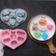 Love, Heart, Teddy Bear Silicone Mould