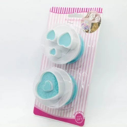 Heart Plunger Cutter Set of 2