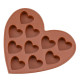 Heart Shape Silicone Chocolate Mould