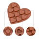 Heart Shape Silicone Chocolate Mould