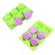 Heart Shape 6 Cavity Silicone Mould