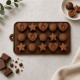 Hearts, Stars and Shells Shape Silicone Chocolate Mould