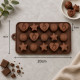 Hearts, Stars and Shells Shape Silicone Chocolate Mould