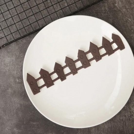 Silicone Chocolate Garnishing Mould - Hedge Shape