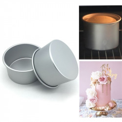 Round Aluminium Cake Mould (Diameter 5.25" x Height 3.75")