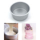 Round Aluminium Cake Mould (Diameter 6.5" x Height 3.5")