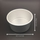 Round Aluminium Cake Mould (Diameter 6.5" x Height 3.5")