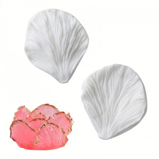 Hibiscus | Peony Petal Silicone Veiner Double Sided
