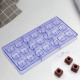 Hollow Square Shape Polycarbonate Chocolate Mould