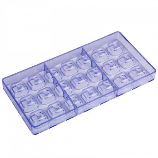 Hollow Square Shape Polycarbonate Chocolate Mould