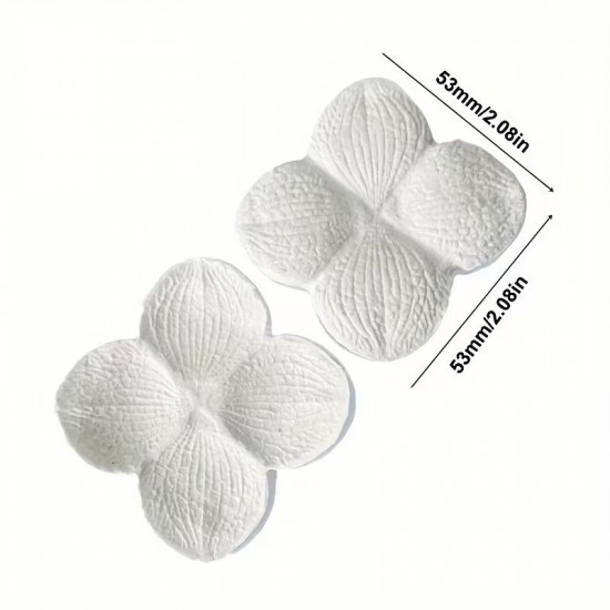 Hydrangea | Four Petal Blossom Silicone Veiner Double Sided