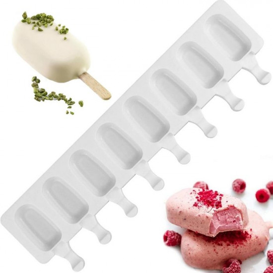 Silikomart Silicone Mold for Ice Cream Pops: Classic Shape