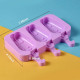 Bunny Shape 3 Cavity Silicone Popsicle Mould
