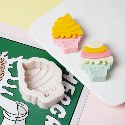 Ice Cream Shape Silicone Mould
