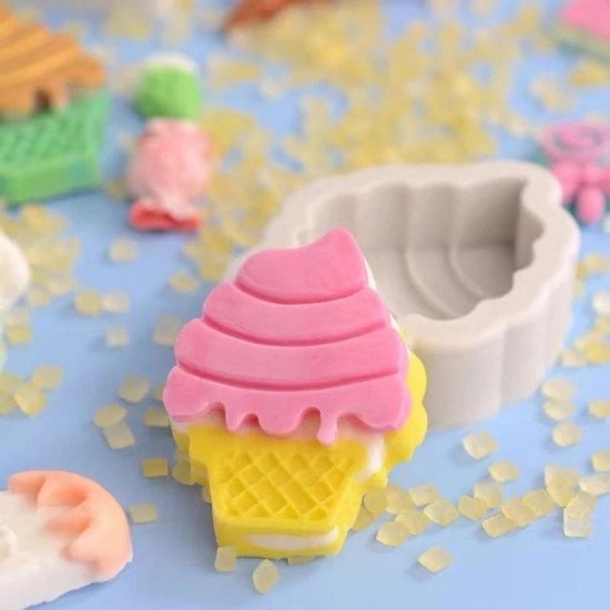 Ice Cream Shape Silicone Mould
