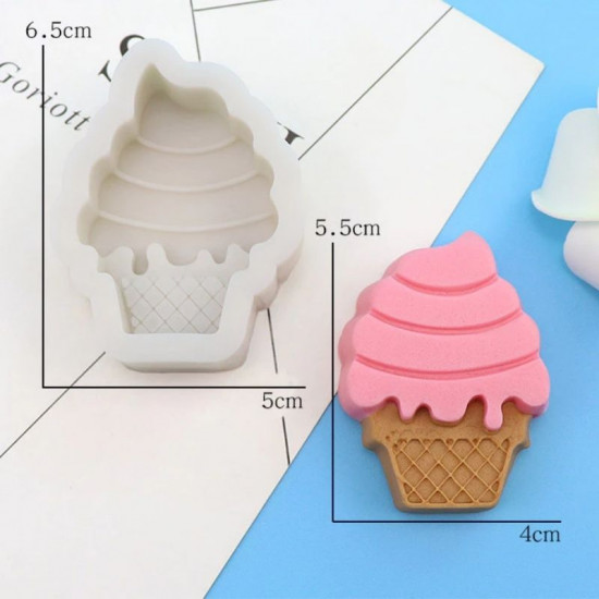 Ice Cream Shape Silicone Mould