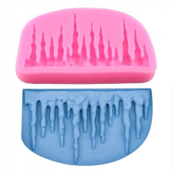 Snow Icicle Drip Silicone Mould